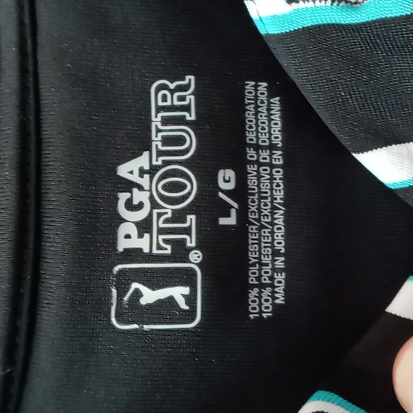 PGA TOUR Striped Polo - Picture 4 of 7